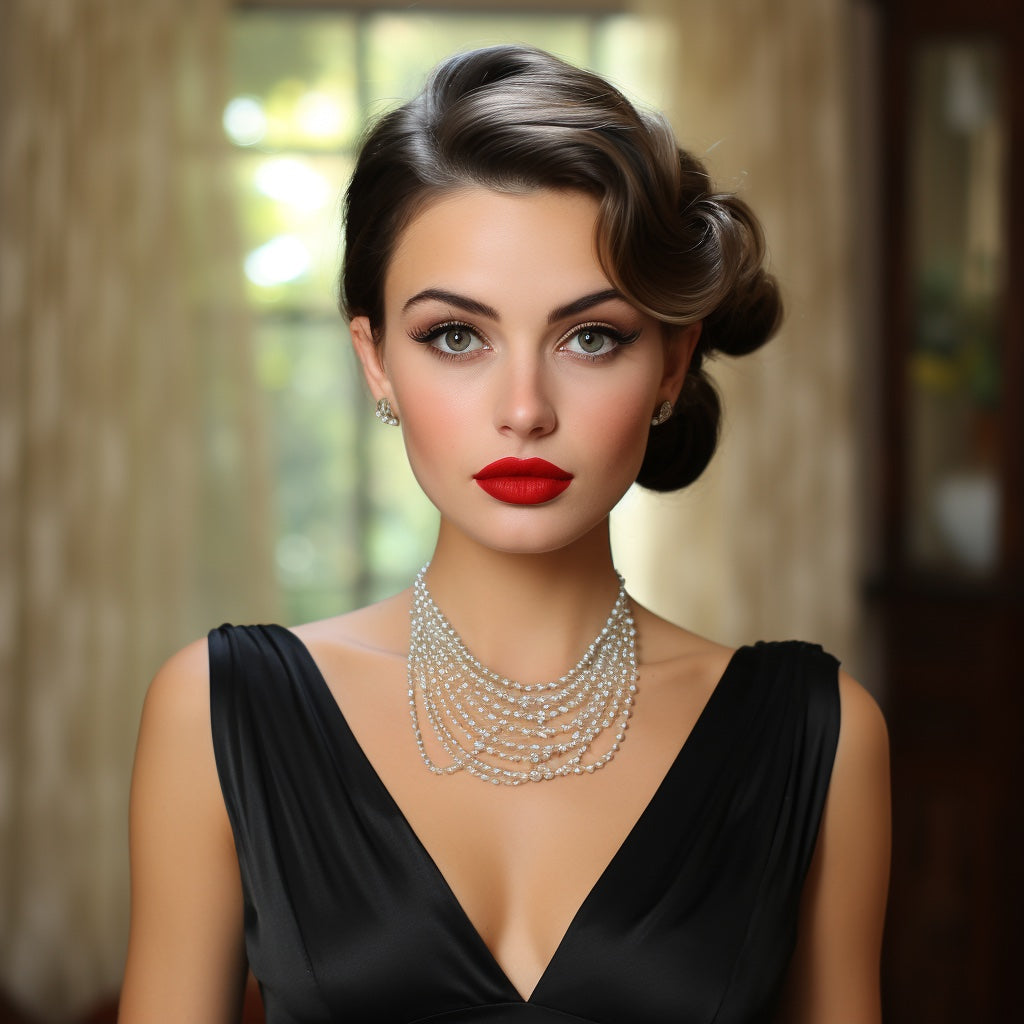 Vintage Hollywood Glam Lips