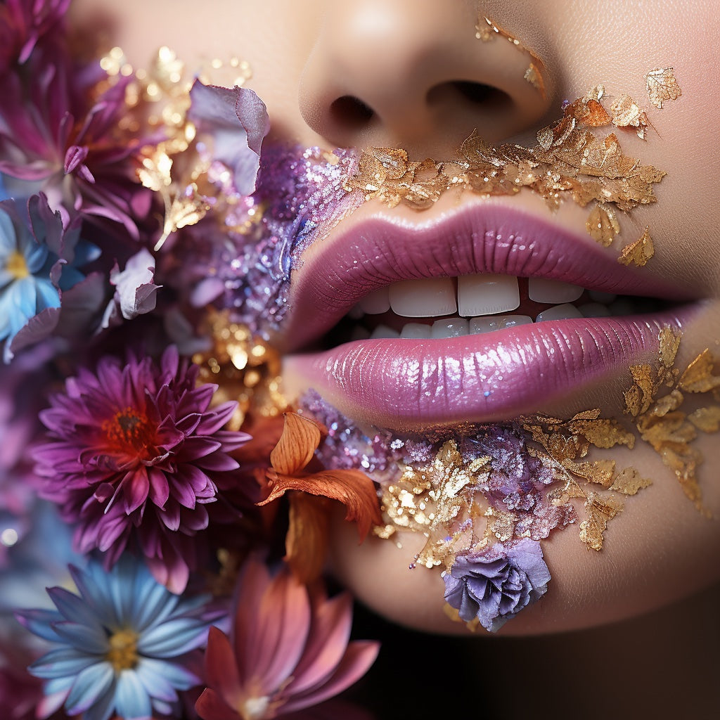 Blooming Lips: Floral-Inspired Lip Art